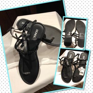Woman’s black sandals size 9